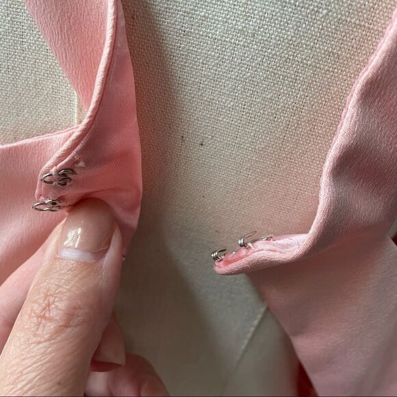 Glow Pink Princess Prom Drew Formal Gown Rhinestone 10 - Picture 8 of 10